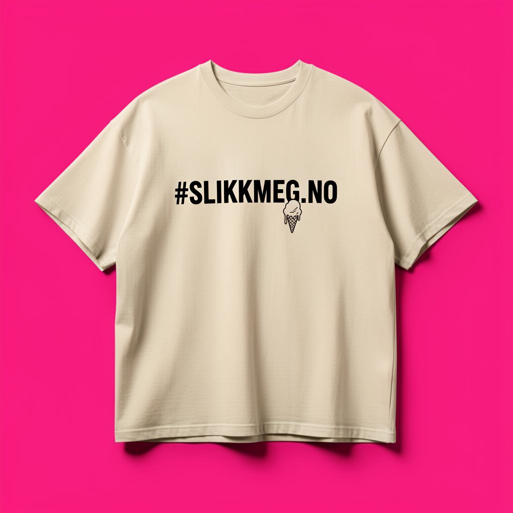 #slikkmeg.no Tee